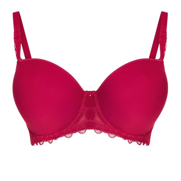 FANTASIE Eclipse Spacer Underwire T-Shirt Bra Red #9002 30D NEW - Picture 6 of 10